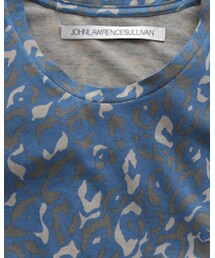 JOHN LAWRENCE SULLIVAN | JOHN LAWRANCE SULLIVAN レオパードTシャツ(Tシャツ/カットソー)