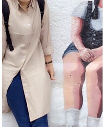 韓国で購入 | シャツワンピース