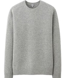 UNIQLO | ラムブレンドクルーネックセーター(ニット/セーター)