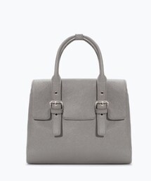 ZARA | バックル付きミニシティバッグ(ハンドバッグ)