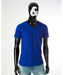 CALL&RESPONSE | エンボスVネック半袖Tee(Tシャツ/カットソー)