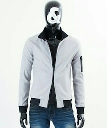 CALL&RESPONSE | ジャガードストライプMA-1(ブルゾン)