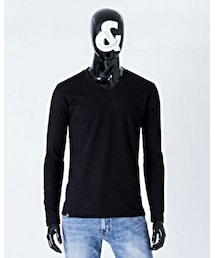 CALL&RESPONSE | ツイストVネックカットソー(Tシャツ/カットソー)