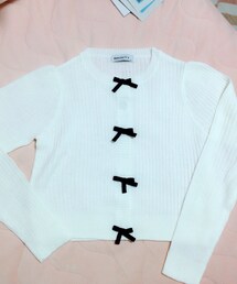 WEGO | ちびリボンカーディガン(カーディガン/ボレロ)