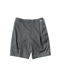 LIFUL MINIMAL GARMENTS. | WIDE HALF SLACKS charcoal(スラックス)