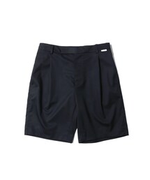 LIFUL MINIMAL GARMENTS. | WIDE HALF SLACKS navy(スラックス)