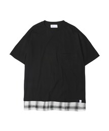 LIFUL MINIMAL GARMENTS. | LAYERED OVER TEE black(Tシャツ/カットソー)