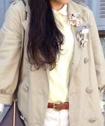 Samansa Mos2 | ギンガム透けブラウス(シャツ/ブラウス)