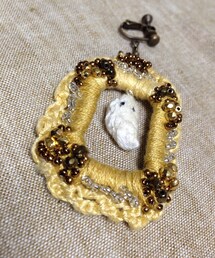 emmabrowne | おばけフレームイヤリング(イヤリング)