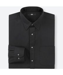UNIQLO | ファインクロスブロードシャツ（レギュラーカラー・長袖）(シャツ/ブラウス)