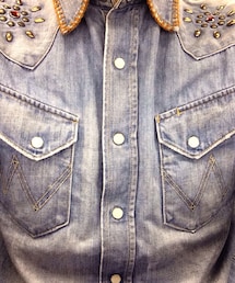Wrangler | WRANGLER STUDS DENIM SHIRT(シャツ/ブラウス)