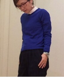 earth music&ecology | イタリアンウールの鮮やかニット(ニット/セーター)