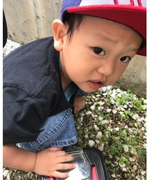 📷息子アップ | 職業→ストライダーレーサー、団子虫ハンター、マリオカートレーサー(その他)