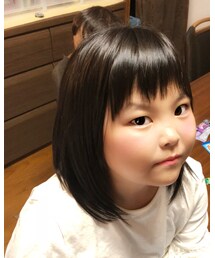 姉もカット✂️ | ロングからミディアムにイメチェン😍✨(その他)