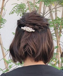 📷ヘアセット | 美容室でヘアセットとメイクをして貰いました🥰(福袋/福箱)