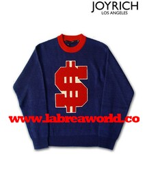 JOYRICH | 【JOYRICH】Dollar Knit Crew / NVY(ニット/セーター)