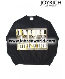 JOYRICH | 【JOYRICH × GIZA】Giza Advisory Big Crew / BLK(スウェット)