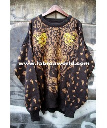 [USED] - 1980's VINTAGE ANIMAL & DECO DESIGN KNIT(ニット/セーター)