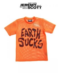 JEREMY SCOTT | 【JEREMY SCOTT】EARTH PUFF MESH T-SHIRT(Tシャツ/カットソー)