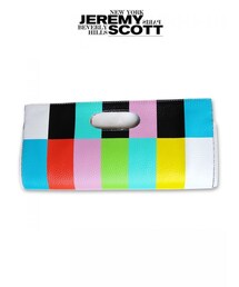 JEREMY SCOTT | 【JEREMY SCOTT】TV COLOR BAR CLUTCH(クラッチバッグ)