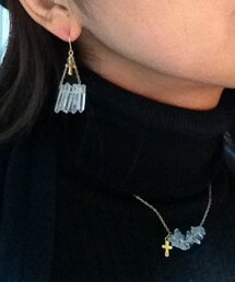 リミーナ | クリスタルピアスとネックレス(ピアス（両耳用）)