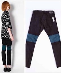 SHAREEF | 記事切り替えスキニーパンツ(デニムパンツ)