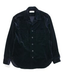 marka | OPEN COLLAR SHIRTS - VELVETEEN STRETCH(シャツ/ブラウス)