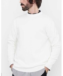 UNITED TOKYO | 18Gミラノリブクルーネックプルオーバー(Tシャツ/カットソー)