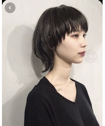 マッシュウルフお手本① | クールでレトロがお気に入り✨(雑誌)