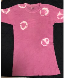 絞りタイダイ染め自作 | Tシャツ/カットソー