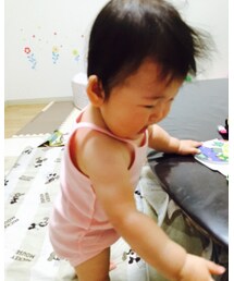 立っちして座れなくなって助け求める😂 | マタニティウェア/グッズ