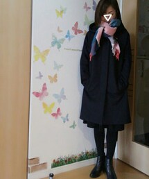 コートで防寒ver. | マフラー巻くと暖かい♡(その他)