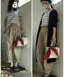 asaちゃん♡ | 男ーデの名付け親、asaちゃん☆パンツスタイルが絶品👍✨(その他)