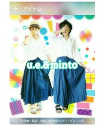 u.e.ちゃんコラボ作品☆ | u.e.ちゃんがリンクコーデをこんな可愛くコラボ作品にしてくれた♡(福袋/福箱)