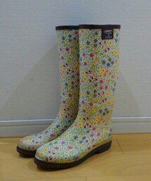 AIGLE | ５年位前に購入☆コラボレインブーツ♪花柄がお気に入り♥(レインシューズ)