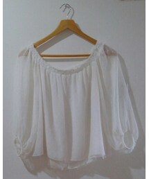 ZARA | 3年位前に購入☆すけ透けオフショルダー(トップス)