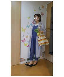 リアル買い物ver. | このコーデで通勤＆スーパーへ👛雨の日のロングアウターは🙅(その他)