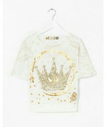 Desigual KIDS | セール半額☆サイズ娘:7-8、母:13-14　スパンコールティアラ✨(Tシャツ/カットソー)