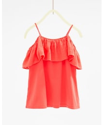 ZARA KIDS | 赤キャミ　娘:120、母:160　セールで購入(キャミソール)