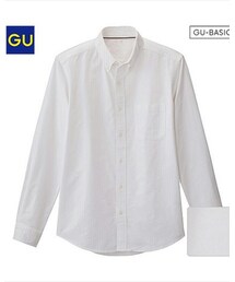 GU | コットンボタンダウンシャツ☆サイズS(シャツ/ブラウス)
