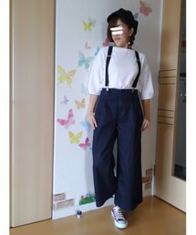 サスペver. | ミリタリージャケット脱いだらサスペンダーに🎵(その他)