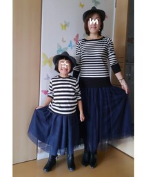 アウターなしver. | 日中暖かくてこのコーデでも過ごせた🎵ニットって素晴らし〜❤(その他)