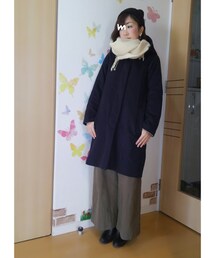 リアル通勤ver. | 着膨れです💨モッコモコです💨ウールまみれで体周り太めです(その他)