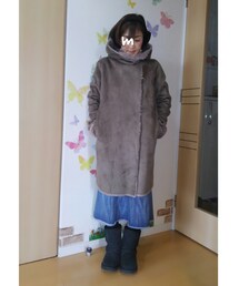 リアルコーデver. | ムートンもこもこで着膨れてるけど暖かくて辞められな〜い😂(その他)