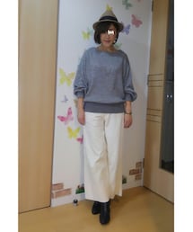 コートなしver. | 今日のテーマは「目指せ!少しキレイめシンプルママコーデ✨」(その他)