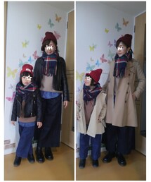 アウターver. | アウターを迷って💡左:ライダース 右:トレンチ(その他)