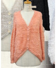 LANI | 5年位前に購入☆サーモンピンクにスパンコール付き(カーディガン/ボレロ)