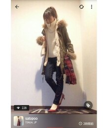 satopooさん♥ | フォロワーのさとぽーさん❤淡色優しげコーデがお似合い😆(その他)
