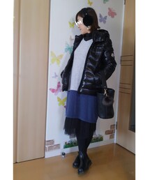 リアルコーデver. | リアルコーデはダウンで💡朝はちょうど良い暖かさ❤(その他)