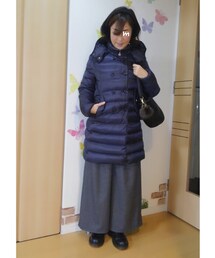 リアルコーデver. | リアルコーデはダウン×マーチンで💡滑って足元ツ〜ルツル💨(その他)